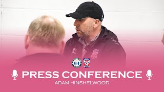 🗣️ Press Conference  Adam Hinshelwood preFC Halifax Town A [upl. by Marko]