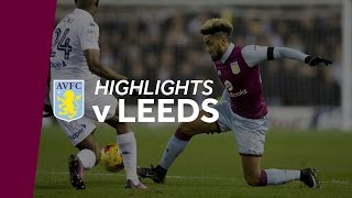 Leeds United 20 Aston Villa  Highlights [upl. by Myrilla988]