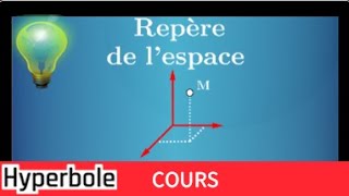 géométrie dans lespace  comment trouver les coordonnées dun point dans un repère de lespace [upl. by Traweek]