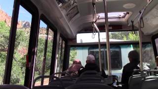 Zion National Park Utah  Shuttle System part 1 [upl. by Ecirtnahs]