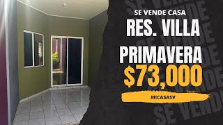 🔥Ganga 🔥Casa En Res Villa PrimaveraPrivado 247 👮🏽‍♀️en “QUEZALTEPEQUE” [upl. by Googins]