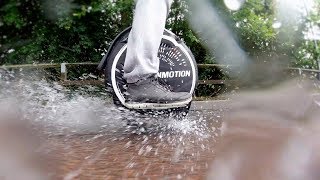 InMotion V10F Rain Test 650km Review [upl. by Einahteb]