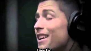 Cristiano Ronaldo sings Lionel Messi a song Ballon [upl. by Vaclav]