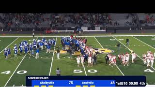 Shelbyville vs Beckville 2A Division 1 Area Playoff [upl. by Mohn]