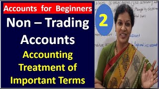 2 Non  Profit Organizations  Accounting Treatment of Important Terms [upl. by Eicyaj454]