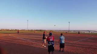 Aransas Pass Texas softball tournament vs Young Guns [upl. by Yreffoeg]