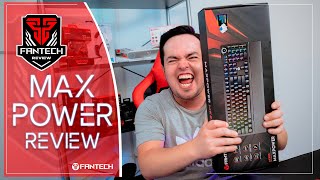 ReviewTeclado mecánico Fantech MAX POWER 🔥 Unboxing MK853 Black Edition  teclado Opto mecánico [upl. by Wooldridge]