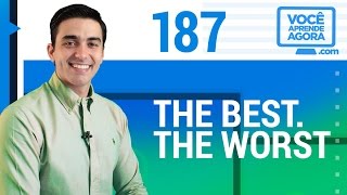 AULA DE INGLÊS 187 The best the worst [upl. by Reade]