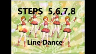 5678 ‐ Line Dance [upl. by Atilahs]