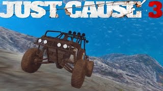 JUST CAUSE 3 SAUTER EN TRACTEUR DANS LE VOLCAN [upl. by Halie258]