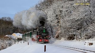 Winteridylle entlang der Weißeritztalbahn [upl. by Manaker540]