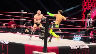 FULL MATCH  Gabe Kidd vs Angelico live  Ring of Honor taping 11072024 [upl. by Ailongam]