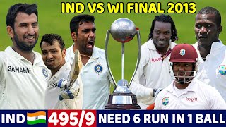 INDIA VS WEST INDIES FINAL TEST 2013  FULL MATCH HIGHLIGHTS  IND VS WI  MOST SHOCKING MATCH EVER😱 [upl. by Yromem]