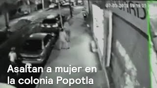 Ladrones asaltan a mujer en la colonia Popotla de la CDMX  Las Noticias con Danielle [upl. by Jesh284]