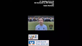 SG Hochwald vs RW Wittlich 10  Robin Mertinitz [upl. by Lina444]