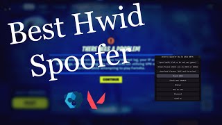 Best HWID Spoofer for Fortnite and other games 2024 WORKING [upl. by Ayt617]