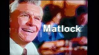 Matlock commercial break theme Season 1 Reuploaded in better quality [upl. by Flosi]