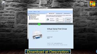 Virtual Serial Port Driver 100 Build 100858 [upl. by Standush]