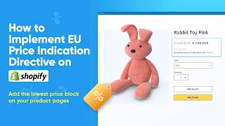 How to Implement EU Price Indication Directive on Shopify and Display Product Price History [upl. by Teplica]