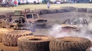 Demolition Derby  Westmoreland County Fair  Heat 1 [upl. by Willard]