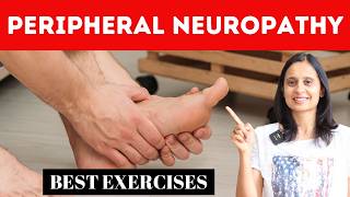 BEST EXERCISES FOR PERIPHERAL NEUROPATHY PAIN  BEST EXERCISES FOR NEUROPATHY BLOOD FLOW  HITANSHI [upl. by Ynoyrb]