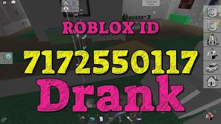 DRANK Roblox Song Codes [upl. by Htaek]