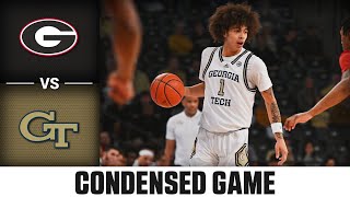 Georgia vs Georgia Tech Condensed Game  202425 ACC Men’s Basketball [upl. by Boucher]