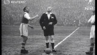 Millwall v Chelsea in 4th round FA Cup Finals 1937 [upl. by Sutelc852]