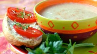 Recetas vegetarianas Sopa crema de apio [upl. by Ingamar]