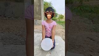 Funny monkey dubbing 🐒 trending funny subscribe youtubeshorts like [upl. by Rhys]