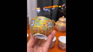 China teaset tea porcelain handmadeproducts handmade products teacup Chineseculture DIY [upl. by Frendel]