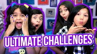 MINUTE TO WIN IT CHALLENGE WITH THE GEM SISTERS  Txunamy [upl. by Nuahsor]