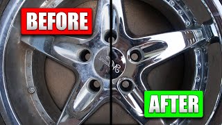 How To Restore Chrome Wheels  The Easiest Way [upl. by Hamford438]