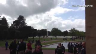 MemorialDay sights and sounds from American cemetery above Omaha Beach Normandy They were so youn [upl. by Anen619]