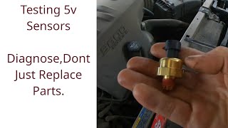 How to Test 3 Wire Sensor Oil Pressure [upl. by Ahseek]