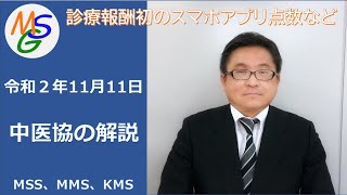 令和2年11月11日 中医協の解説【MSG】 [upl. by Adnema691]