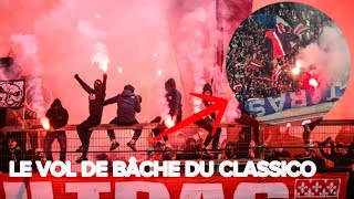 Le jour ou les ultras Parisiens ont volé la bâche des Marseillais PSGOM [upl. by Cross]