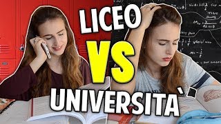 LICEO vs UNIVERSITA [upl. by Rikki]