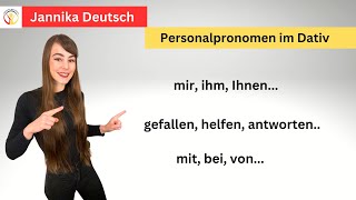 Dativ und Personalpronomen learngerman deutschkurs deutschlernen germancourse dative [upl. by Garretson]