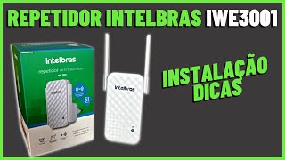 REPETIDOR INTELBRAS IWE3001 INSTALAÇÃO REVIEW DICA [upl. by Vonny499]