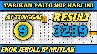 PREDIKSI SGP HARI INI SENIN 9 DESEMBER 2024  BOCORAN SGP HARI INI  TARIKAN PAITO WARNA SGP [upl. by Laefar279]