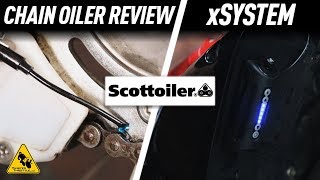 Scottoiler xSystem Electronic Chain Oiler Review amp Installation  TwistedThrottlecom [upl. by Fax658]