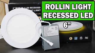 Rollin Light Canless LED Recessed Lighting with Nightlight [upl. by Bailar]