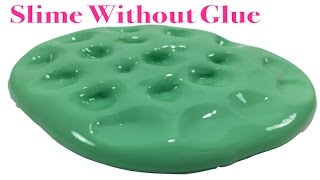 How to Make Slime Without Glue Borax Detergent or Shampoo DIY Oobleck Slime [upl. by Sig]