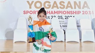 KARATALA KAMALA JAHNABI GOSWAMI  THAILAND INTERNATIONA YOGASANA SPORT CHAMPIONSHIP Oct 2325 2024 [upl. by Ainaznat]