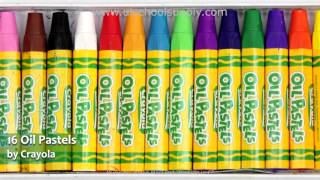 16 Oil Pastels by Crayola 52 4616 0 201 [upl. by Netsua196]