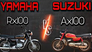 Yamaha RX100 vs Suzuki Ax100 Comparison 2022 [upl. by Weixel]