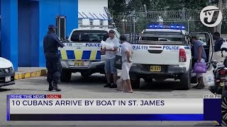 10 Cubans Arrive by Boat in St James  TVJ News [upl. by Innoj]