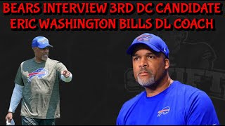 Bears Interview Eric Washington For DC Job  Ian Cunningham Update [upl. by Cira]