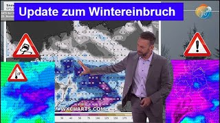 Update Wintereinbruch nächste Woche vielerorts erster Schnee Nachtfrost Glätte Viel Alpenschnee [upl. by Ide480]